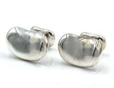 Tiffany & Co Elsa Peretti bean cuff links