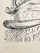 Exclusive Salvador Dali Hand-Signed Lithograph from 'Pantagruel' suite, 1973