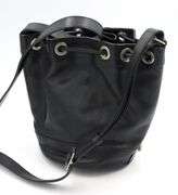 YSL Black Leather Zipper Bag