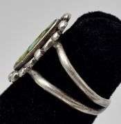 Turquoise Gemstone Ring in Sterling Silver SIZE 2