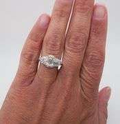 1.94CTW Earth Mined Emerald Cut Diamond Ring