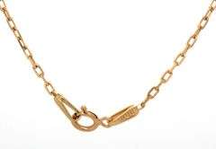 Feminine 18K YG Link Necklace