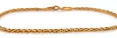 Italian 14kt yellow gold braided bracelet