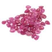 Heavy 10.10ct 55 piece Ruby set -Heated only!!