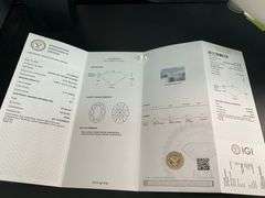 I.G.I CERTIFIED 6.10 CARAT LOOSE DIAMOND OVAL CUT