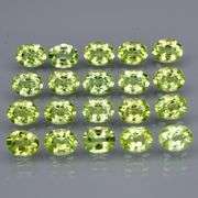 Dazzling 7.50ct untreated apple green Peridot set!