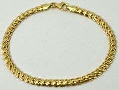 Classic 18K Yellow Gold Bracelet