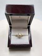 14K gold with 1.15 ctw D, VVS1 lab grown diamond ring