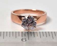 CZ Gemstone Ring in Sterling Silver