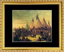 Collectible George Catlin, Sioux Council