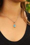 Timeless Sterling Silver & Blue Topaz Necklace