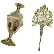 Brass Surmadani Kohl Container