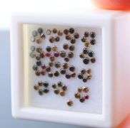 Stunning 1.04ct parcel of Burgundy red diamonds