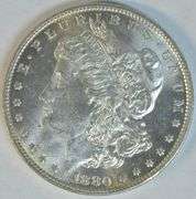Fully struck Choice BU 1880-O Morgan Silver Dollar. Better date