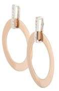Roberto Coin 0.25ctw Diamond Open Circle Two Tone Earrings in 18K