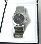 Movado Muesum 2 tone quartz watch