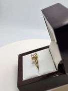 14K gold with 1.15 ctw D, VVS1 lab grown diamond ring
