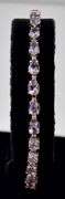 Beautiful 14K Yellow Gold Amethyst Gemstone Bracelet