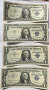 Four Consecutive $1 1957 Silver Certificates
