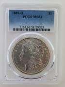1885 O Morgan Silver Dollar, PCGS MS63