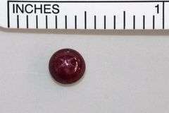Stellar Natural Star Ruby Cabochon