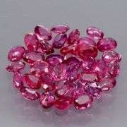 Superb color! 3.34ct set of top violet red Rubies -UNTREATED!
