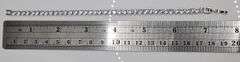 Sparkling 18 Kt White Gold Plated Lab Simulated 26 Ctw White Diamond Tennis Bracelet