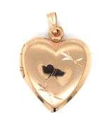10kt Yellow gold locket pendant