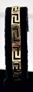 Admirable 14K Yellow Gold Greek Key Chain Link Bracelet