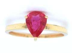 14kt Yellow Gold & Ruby Cocktail Ring