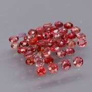Untreated! 3.58ct dusty rose Sapphire set