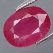Real! 2.20ct fire red Mozambique Ruby -Heated only!