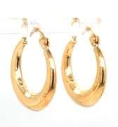 18kt Yellow gold hoop earrings