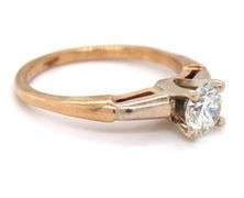Classic Vintage 14k Ring with 1/2 Carat Diamond