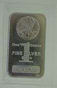 Walking Liberty Design .999 Fine 1 oz Highland Mint Silver Bar