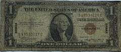 $1 1935 A Brown Seal Hawaii Emergency Issue Silver Certificate
