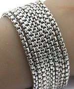 David Yurman multi row box  link bracelet