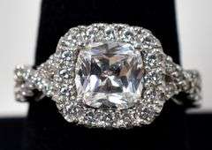 CZ Gemstone Ring in Sterling Silver