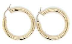 14kt Yellow gold hoop earrings