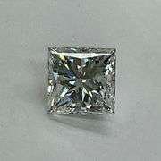 CERTIFIED 1.75 CARAT PRINCESS CUT LAB GROWN DIAMOND