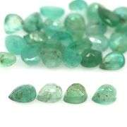 6.11ct 31 piece Zambian Emerald set