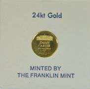 Investment! Sensational 38-pc Pure 24kt Gold Presidential Set from Washington to Carter