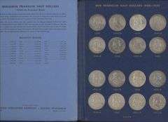 Nice Complete Set of all 35 Franklin Half Dollars 1948 to 1963-D in album