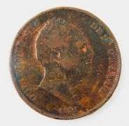 1831 Britanniar Gulielmus IIII Coin