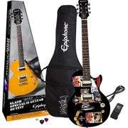 Slash of Guns N Roses Signed Custom Graphics His Model Epiphone Guitar ACOA