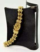 Gorgeous Italian-Made 18k Yellow Gold Flexible Bracelet