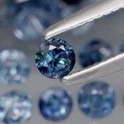 Collectors 3.49ct washed denim blue Sapphire set