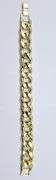 Strong 64.9 Gram 14 Kt  Gold Plate Curb Link Bracelet