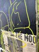 The 1969 moon landing! First to Fall Forward” by Chad Fandel is a powerful pop art original painting