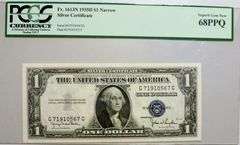 Superb Gem 1935D $1 Silver Certificate PCGS 68-Tough Grade!